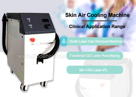 Lazer Tedavisi için Düşük Sıcaklık Soğuk Hava Makinesi Rahat Cilt Soğutma Makinesi
